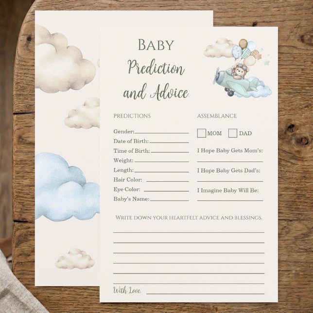 On a du Mal à Attendre Prédictions et Conseils Gam (Baby Advice and Predictions Game Can Bearly Wait)
