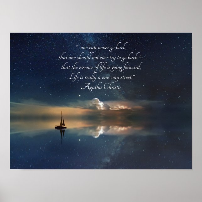 On ne peut jamais retourner Poster (Devant)