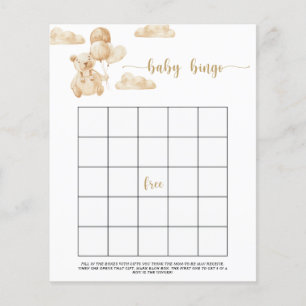 On peut attendre bébé jeu de bingo