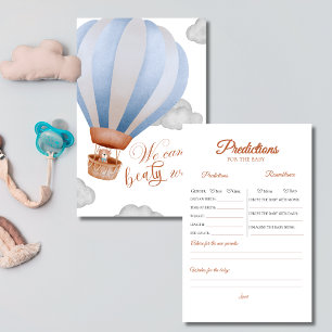 on peut attendre Boy baby shower Prediction Jeu