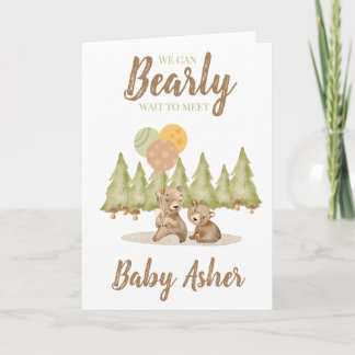On Peut Attendre | Carte Baby shower
