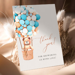 On Peut Attendre ! Carte postale Merci baby shower