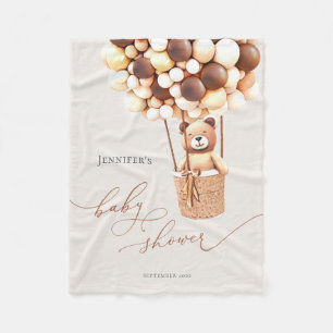 On Peut Attendre ! Couverture en polaire baby show