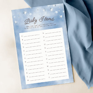On Peut Attendre Pastel Blue Baby Items Jeu