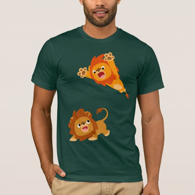 On rebondit et on rebondit ! ! T-shirt Lions caric (Devant)
