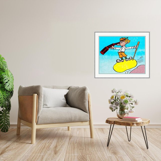 On the Lookout - Impression de bande dessinée Vint (On The Lookout
Vintage comic print)