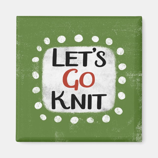 On va Knit Refrigerator Magnet (Devant)