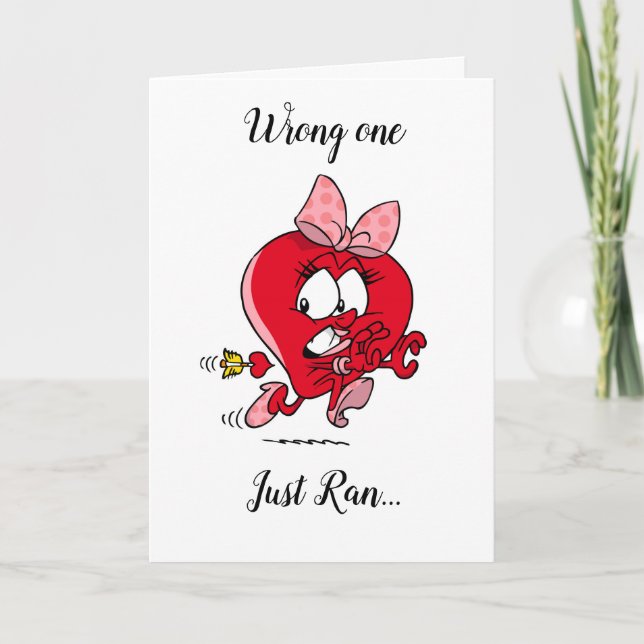 On vient de passer la carte de voeux de Valentine. (Devant)