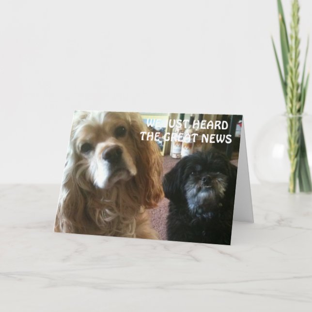 ON VIENT D'ENTENDRE LA CARTE D'ANNIVERSAIRE (Devant)