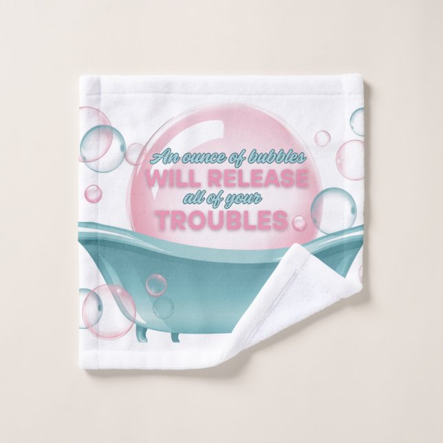 Once de bulles linge (Gant de toilette)