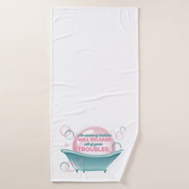 Once de bulles serviette (Serviette de bain)