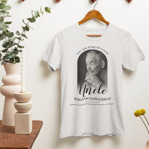 Oncle aimé pour toujours T-Shirt Mémorial Photo