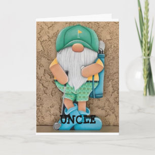 "ONCLE" JOYEZ NOËL À VOUS ! CARTE DE VACANCES