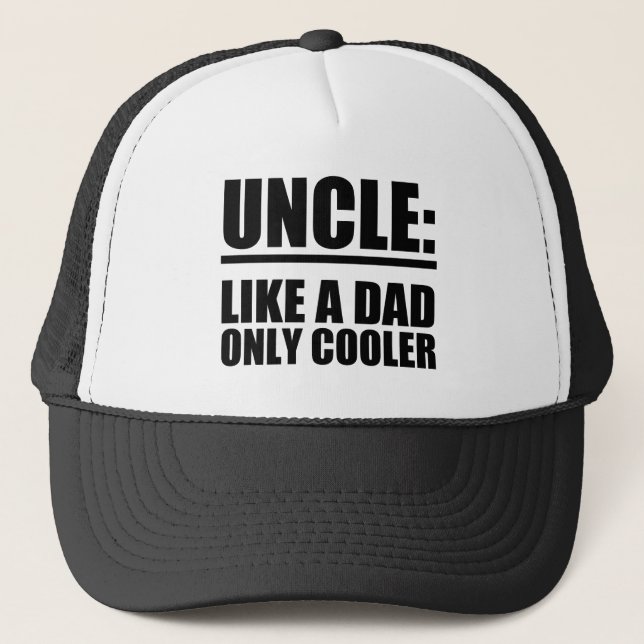 Oncle Like un casquette drôle plus frais de papa (Devant)