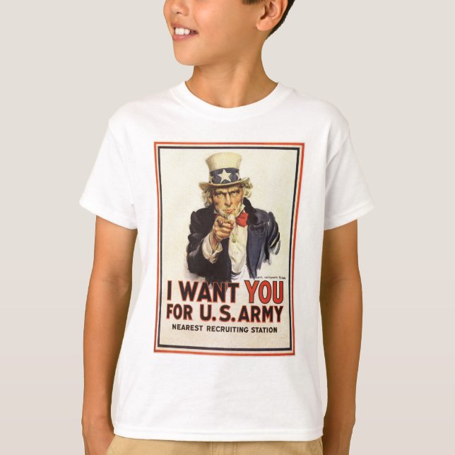 Oncle Sam - Je Veux Vous T'Avoir T-shirt (Devant)