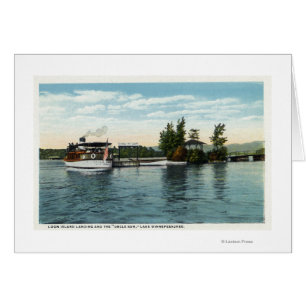 Oncle Sam Steamer à l'atterrissage de Loon Island