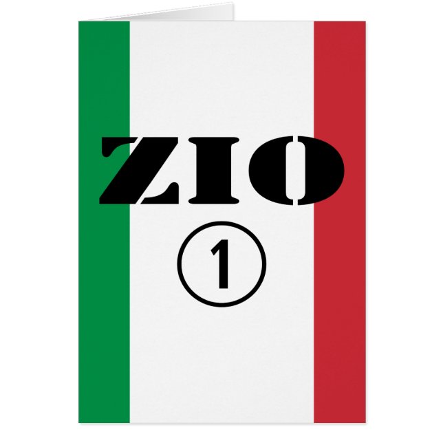 Oncles italiens : L'ONU de Zio Numero (Devant)