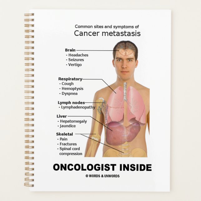 Oncologiste À L'Intérieur Des Symptômes Du Cancer (Devant)
