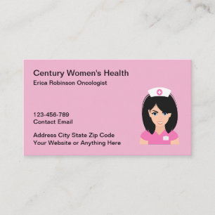 Oncologiste de la santé des femmes Cartes de visit