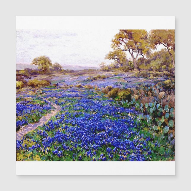 Onderdonk - Bluebonnets à Twilight, au nord de San (Devant)