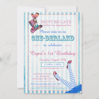 Onderland Invitation de fête d'anniversaire