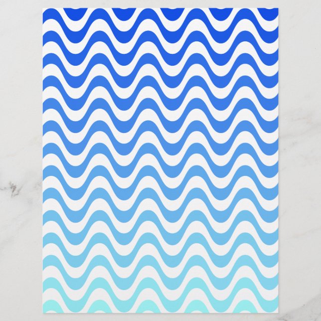 Ondes bleues dégradantes (Devant)