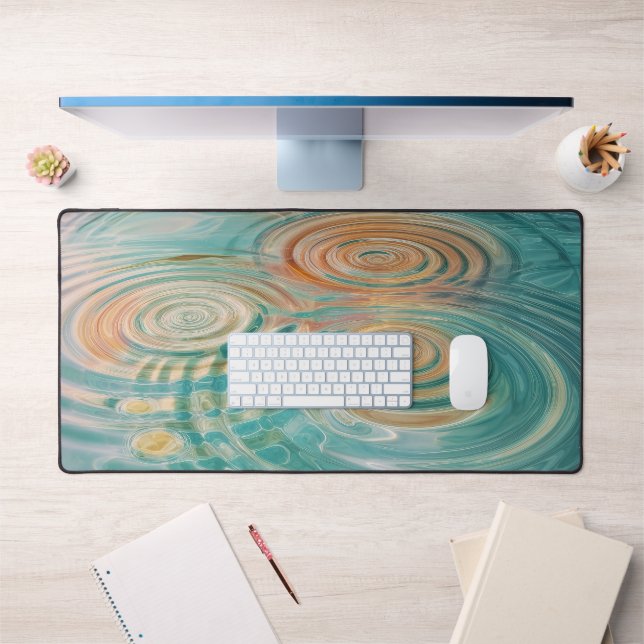 Ondulations de Tranquillité Harmonie d'Eau Abstrai (Bureau 1)