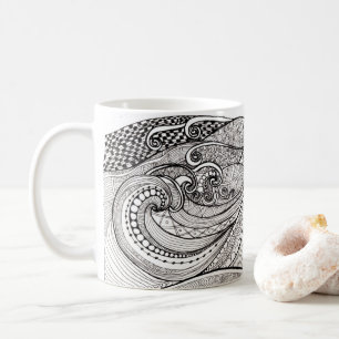 Ondule la tasse de café