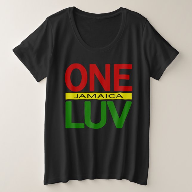 One Love Jamaica Red Gold Green (Design devant)