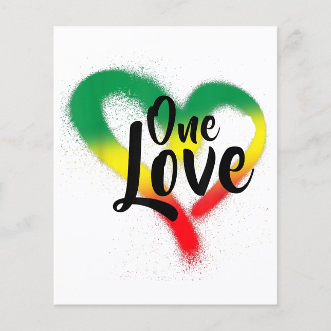 One Love One Heart Reggae Vibes (Devant)
