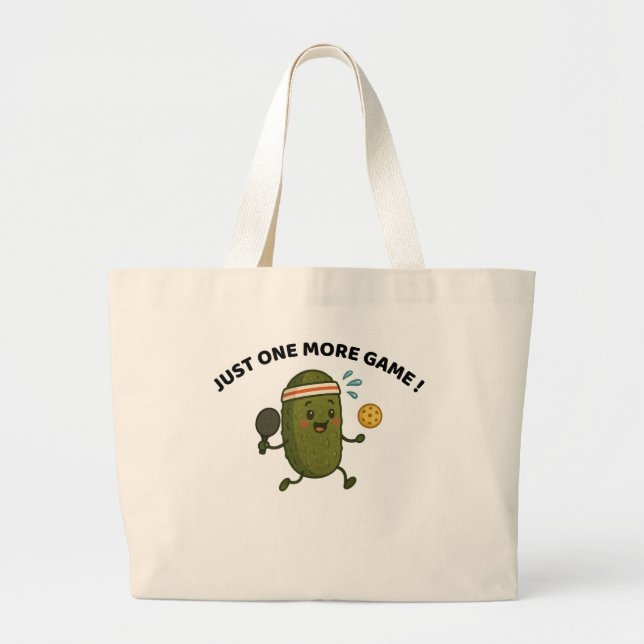 One More Game Pickleball Tote Bag (Devant)