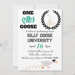 One Silly Goose - Silly Goose Invitations