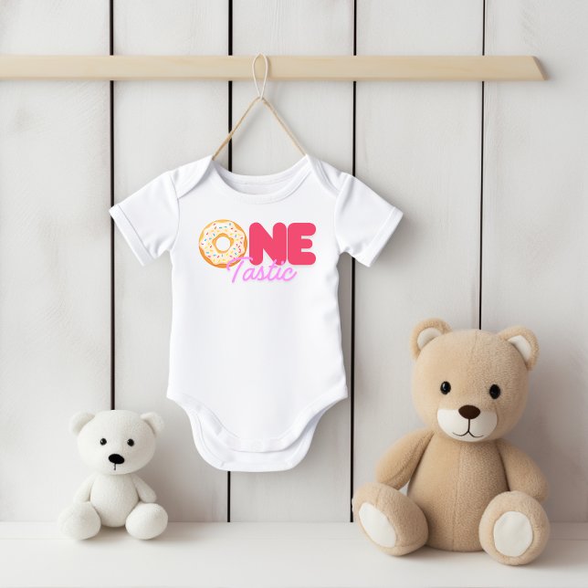 One Tastic | Body pour premier anniversaire (One-tastic baby bodysuit | First Birthday)