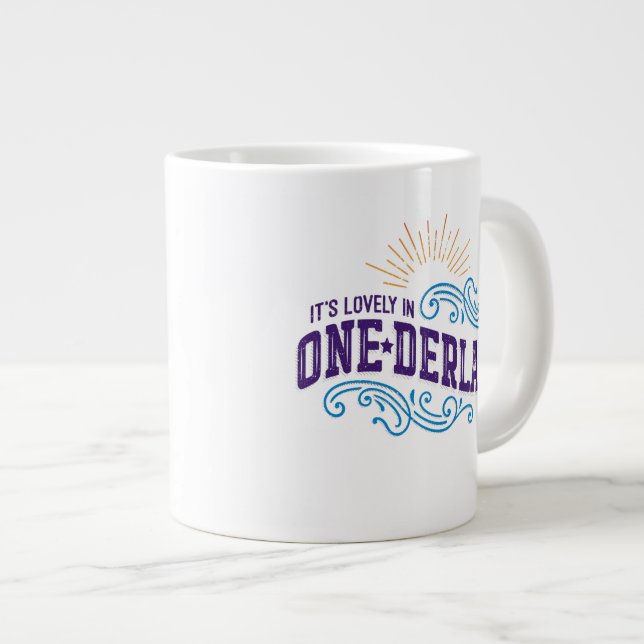 Onederland est une jolie Mug Jumbo couleur (Devant droit)
