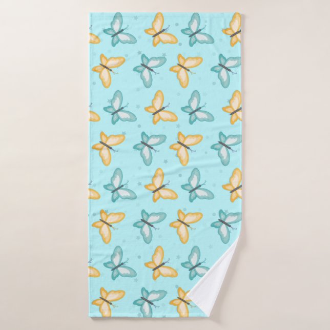 Ongles papillon faciles (Serviette de bain)
