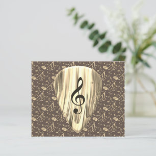 Onglet de guitare de notes musicales personnalisée