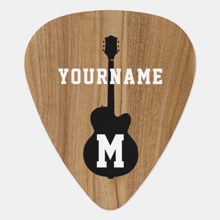 onglet de guitare en bois personnalisé de Zazzle.fr