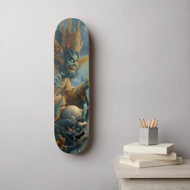 Oni Jinn Skateboard (Art mural)