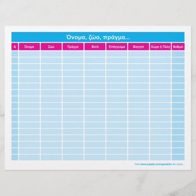 Onoma, zoo, pragma... (Devant)