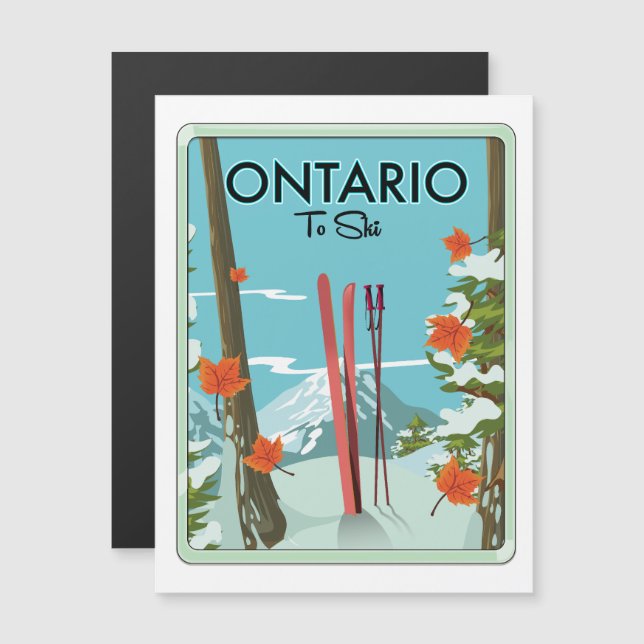 Ontario pour skier (Devant / Derrière)