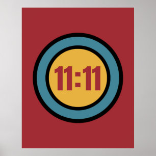 Onze Onze 11:11 Numéro d'ange Poster