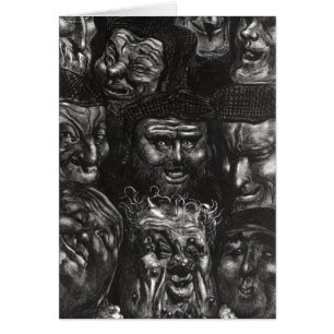 Onze visages grotesques