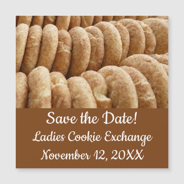 Oodles of Snickerdoodles Enregistrer la date (Devant)