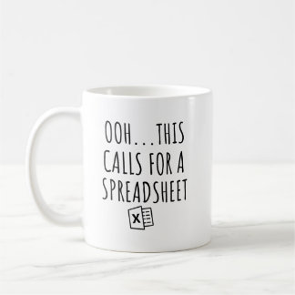 Ooh ceci demande un tableur de café Mug