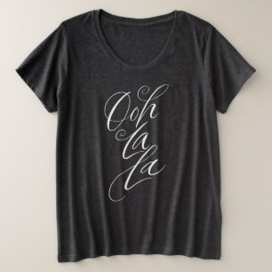 Ooh La La - Calligraphie des filles - Lettres sur 