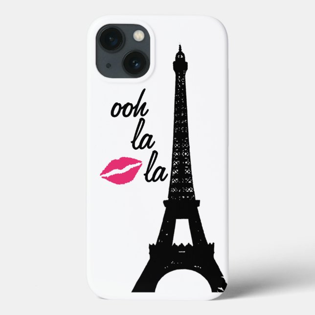 Ooh la la ! Coque iphone Tour Eiffel (Verso)