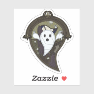 Ooh le Sticker Contour Fantôme