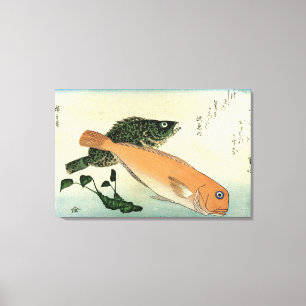Oomon-hata & Shiro-amadai - Impression de poisson