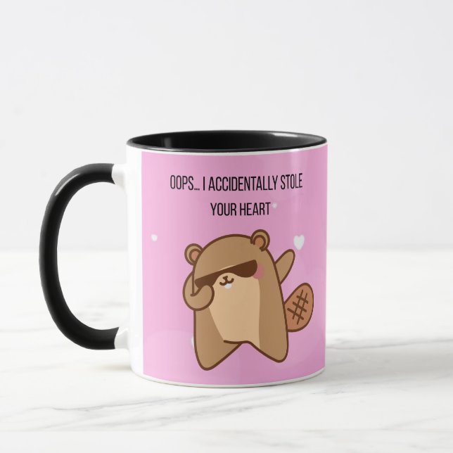 Oops… I Accidentally Stole Your Heart Mug |Beaver (Gauche)