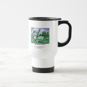 Oossum Jouer un dessin mort amusant Mug de voyage